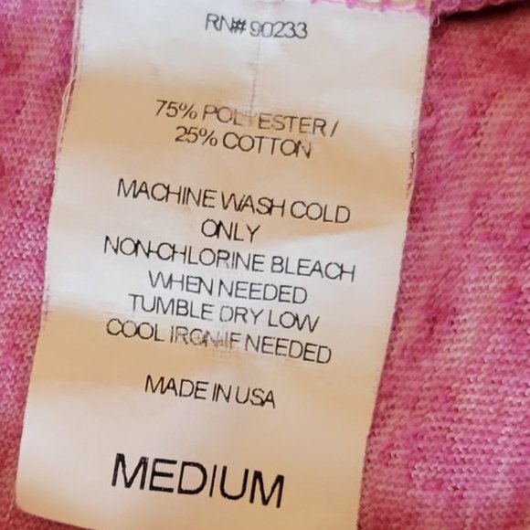 PacSun magenta short sleeve scoop neck slouch crop top Sz: M - Picture 2 of 4